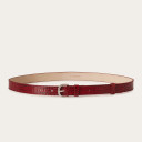 Belt №6, red croco